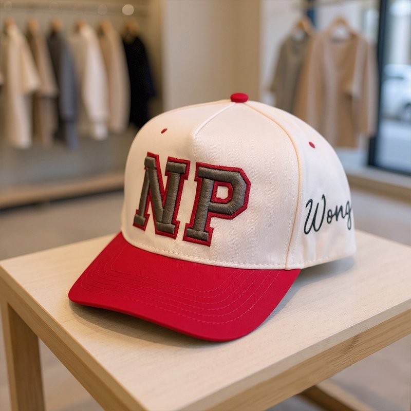 Proudstitch Custom Sports Number and Letter Hat Puff Embroidery Game Day Baseball Cap