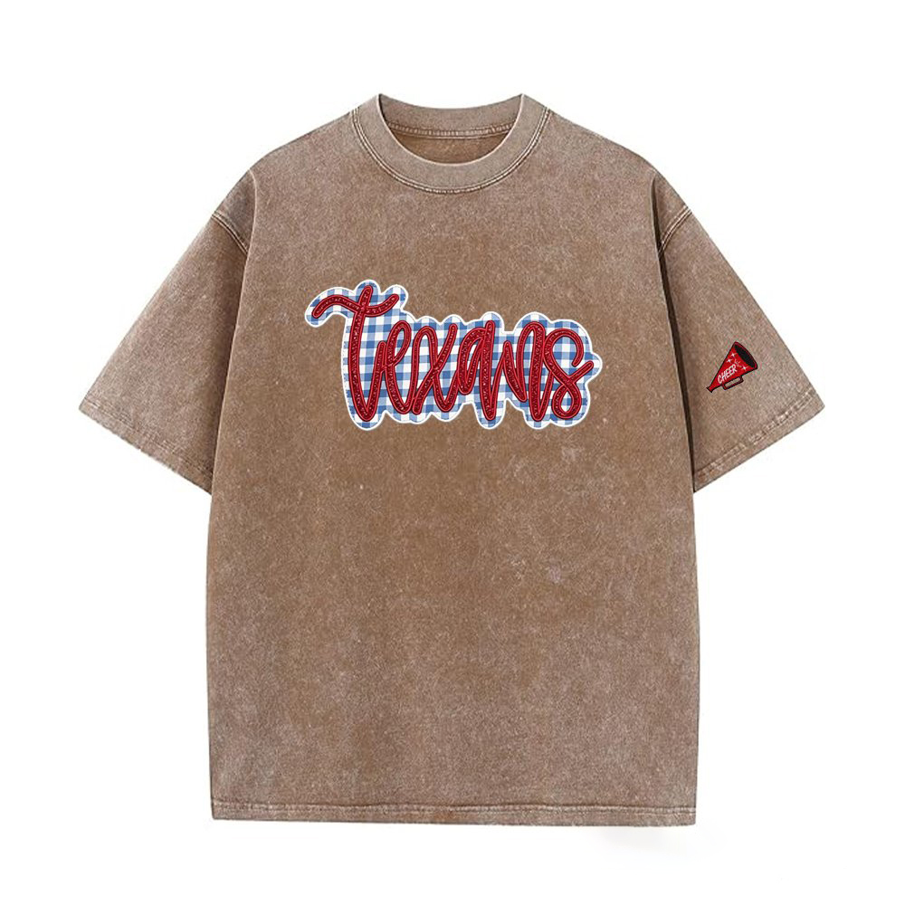 Proudstitch Glitter Team Plaid Fabic Background Distressed Sports with Plaid Fabic Side Bow