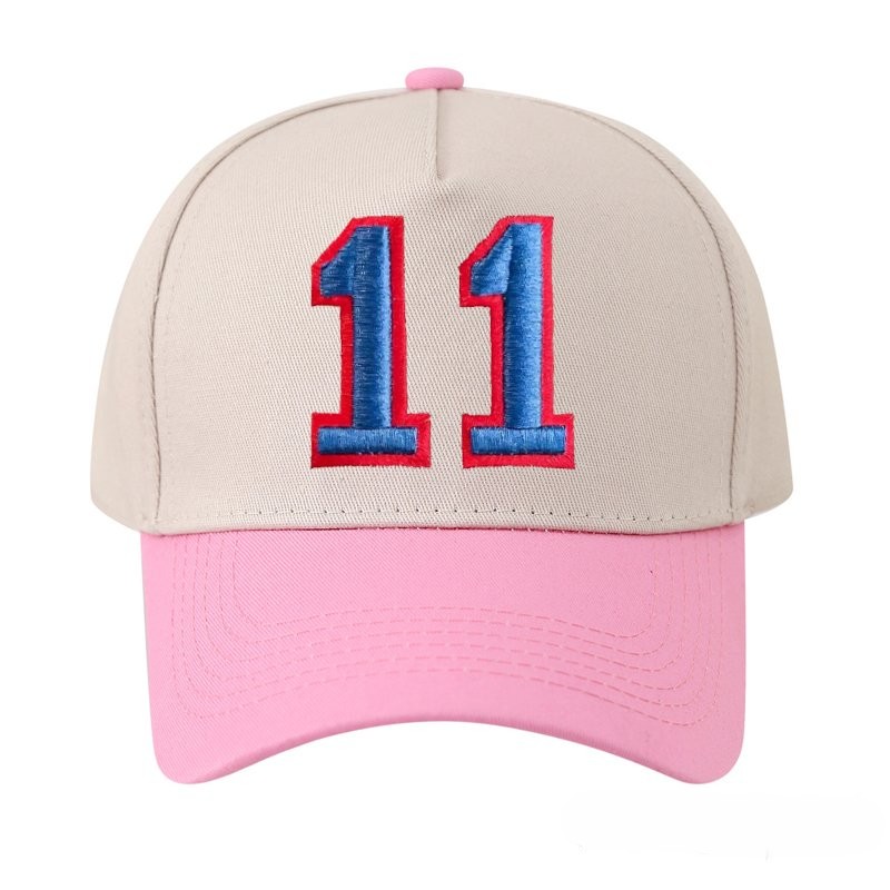 Proudstitch Custom Sports Number and Letter Hat Puff Embroidery Game Day Baseball Cap