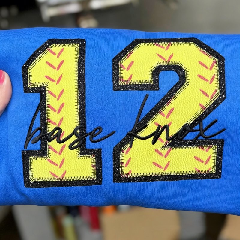 Proudstitch Custom Embroidered Sport Number Team Spirit Sweatshirt Personalized Team Apparels