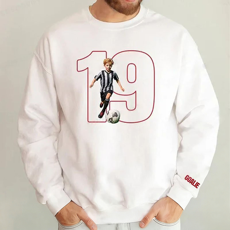 Proudstitch Custom Family Photo Sport T-Shirt Personalized Cheer Tee