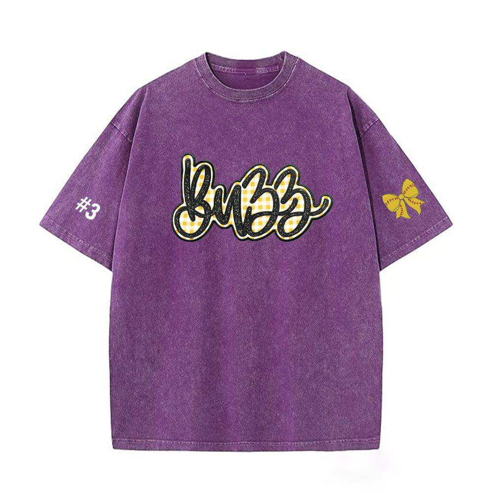 Proudstitch Glitter Team Plaid Fabic Background Distressed Sports with Plaid Fabic Side Bow