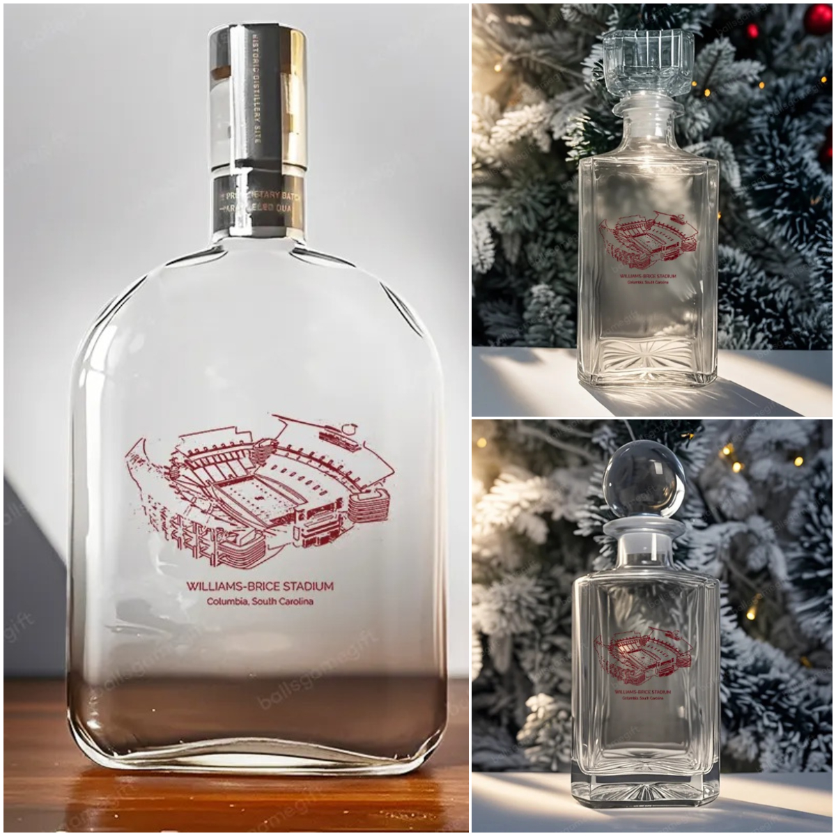 Williams–Brice Stadium - South Carolina Gamecocks football Whiskey Bottles