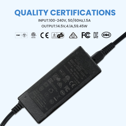AC Adapter 100-240V with 59IN AC Power Cord Power Cable for Car Refrigerator Car Fridge Freezer -Alpicool Official