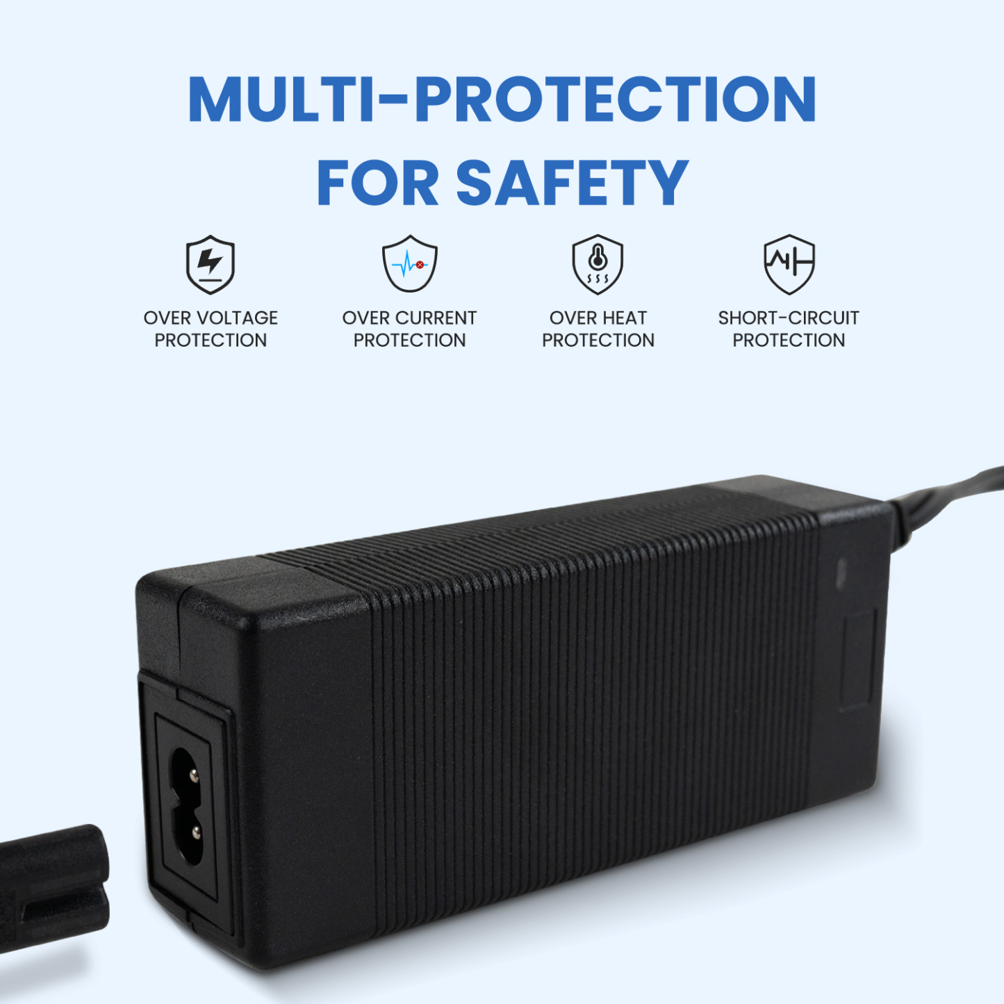 AC Adapter 100-240V with 59IN AC Power Cord Power Cable for Car Refrigerator Car Fridge Freezer -Alpicool Official