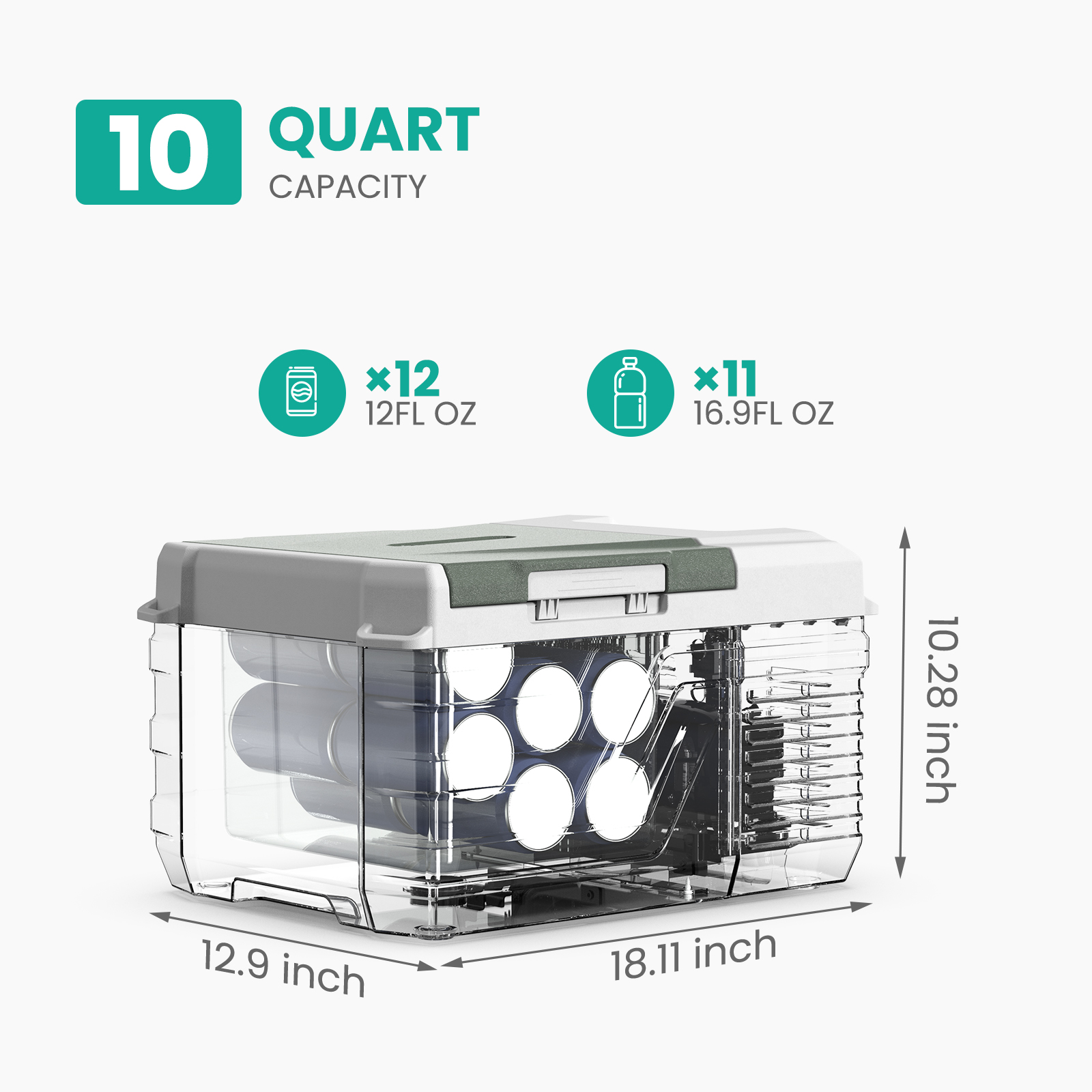 ALPICOOL NL9 12V/24V 10 Quart Portable Fridge For Travel-Alpicool Official