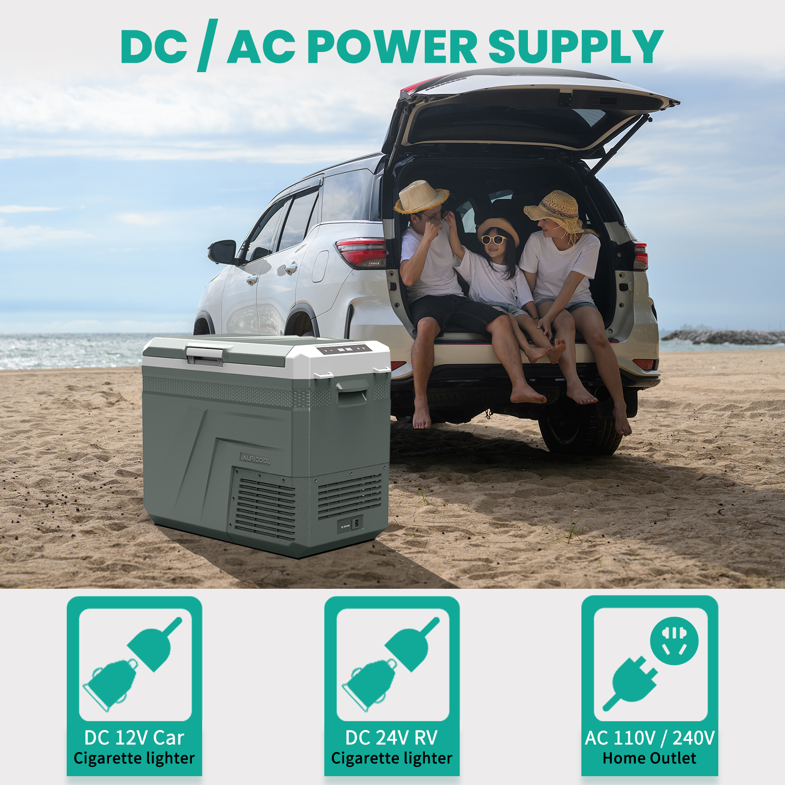 ALPICOOL QX40 Dual Zone 42QT 12V/24V Portable Refrigerator-Alpicool Official