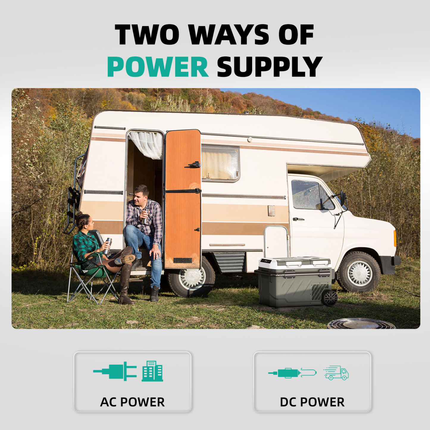 ALPICOOL ZAW40 42QT Dual Zone Portable Fridge Car Freezer -Alpicool Official