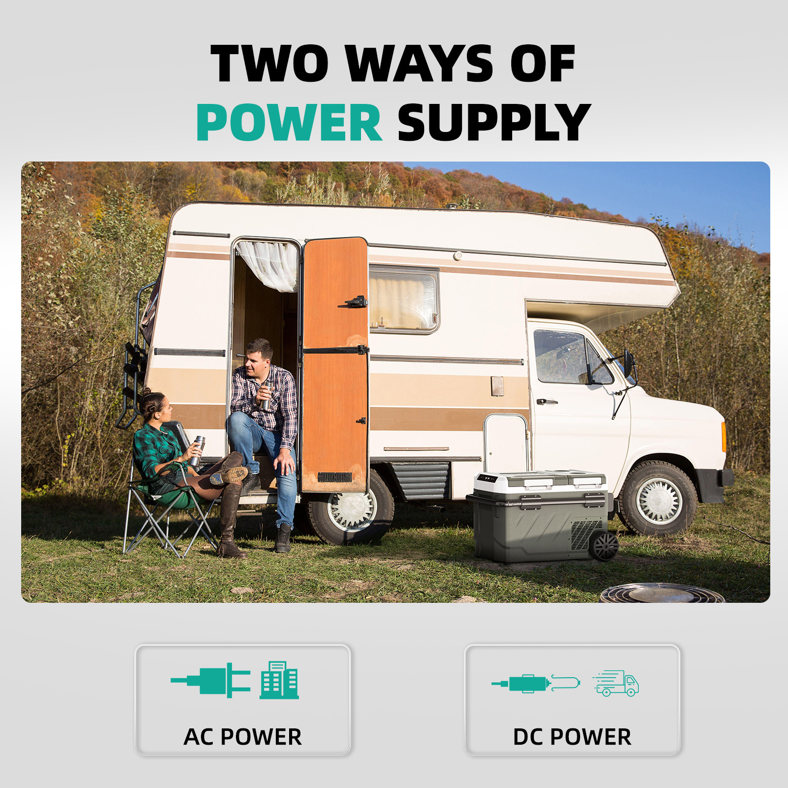 ALPICOOL ZAW40 42QT Dual Zone Portable Fridge Car Freezer -Alpicool Official