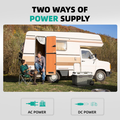ALPICOOL ZAW40 42QT Dual Zone Portable Fridge Car Freezer -Alpicool Official