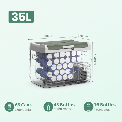 ALPICOOL NL40 35L Single Zone Portable Fridge Freezer Electric Cooler-Alpicool Official