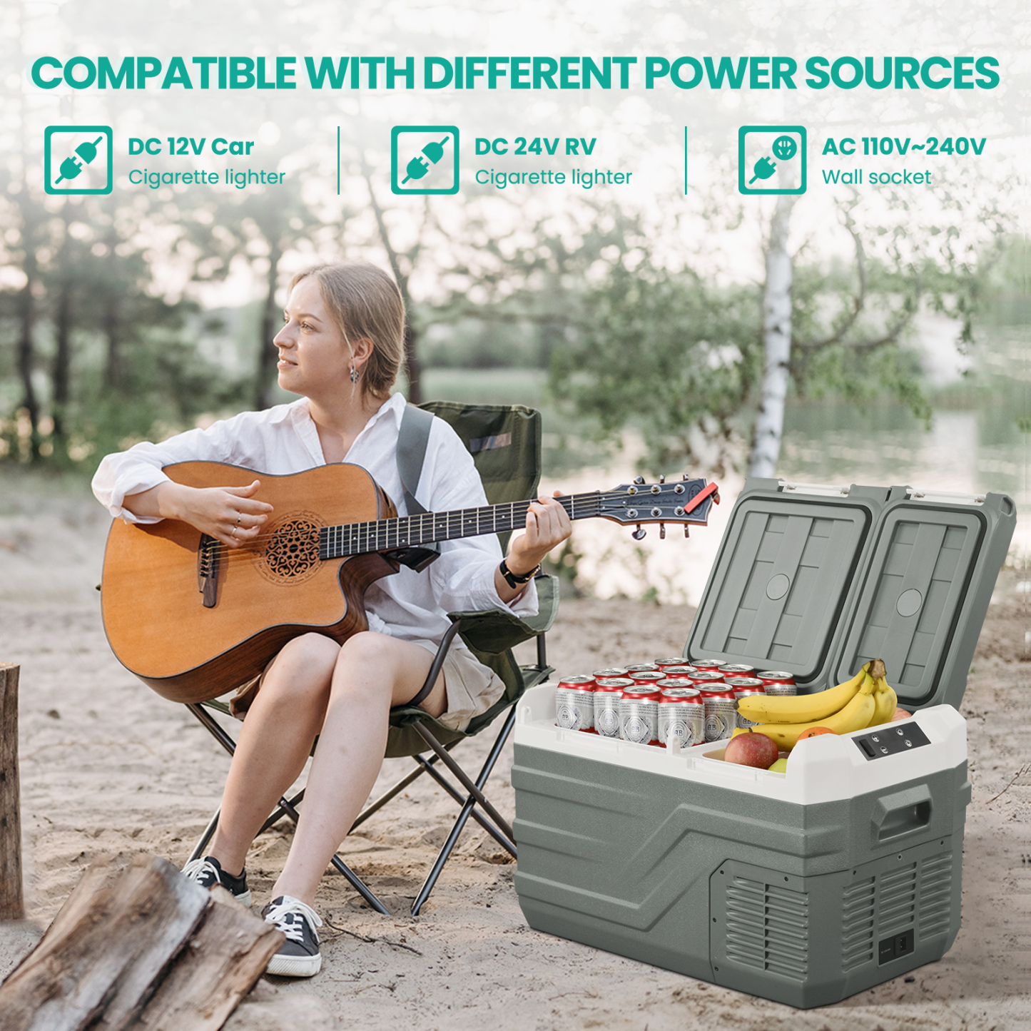 ALPICOOL NLS35 Dual Zone 25QT 12V/24V Portable Refrigerator-Alpicool Official