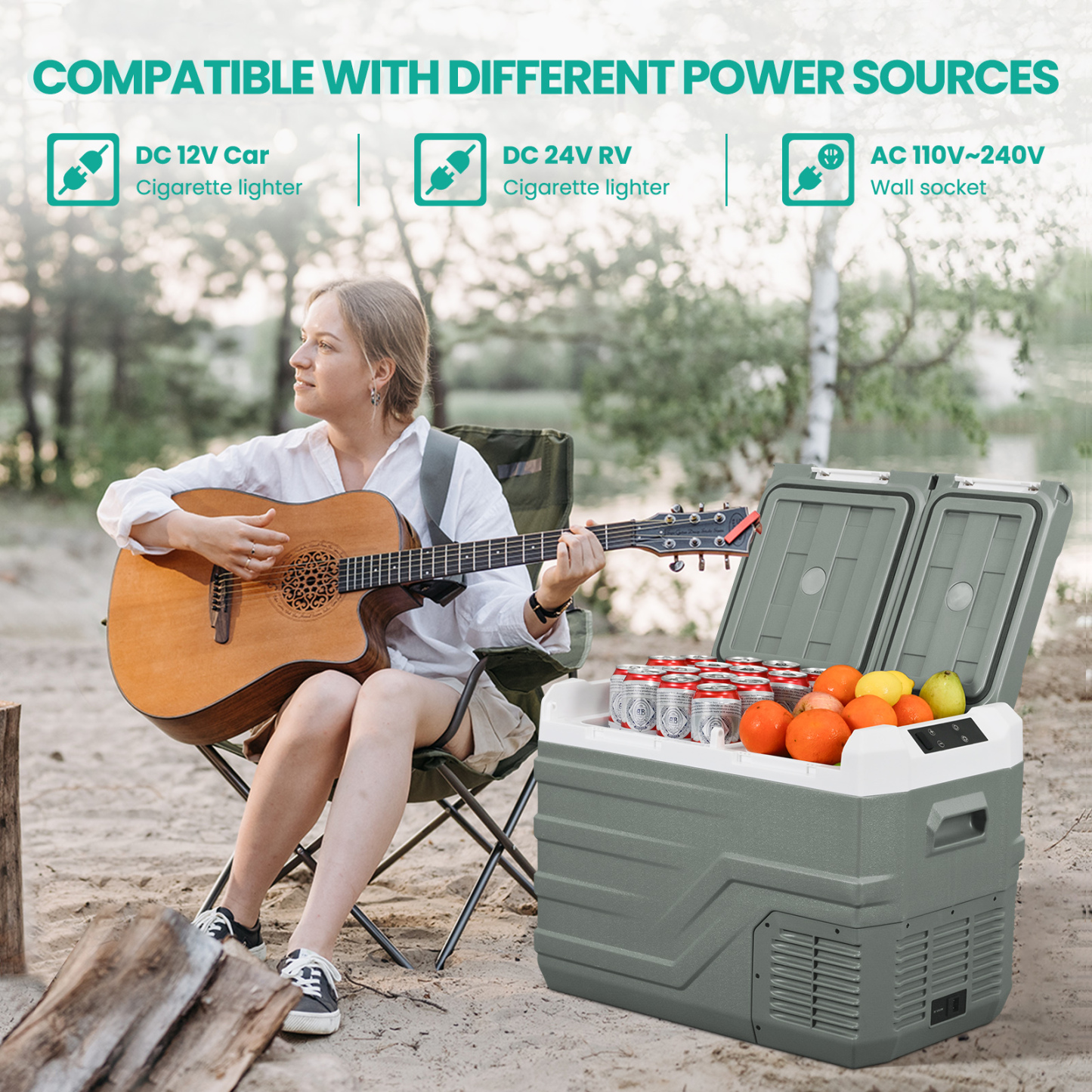 ALPICOOL NLS45 Dual Zone 33QT 12V/24V Portable Refrigerator-Alpicool Official