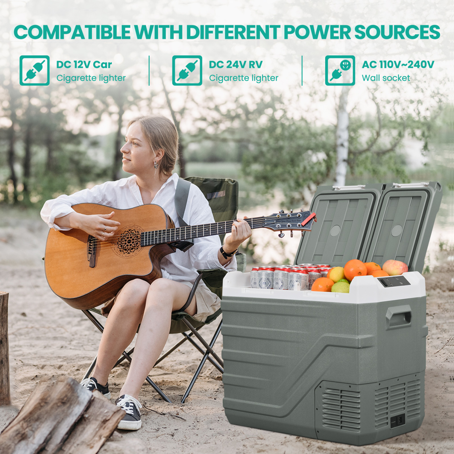 ALPICOOL NLS55 Dual Zone 41QT 12V/24V Portable Refrigerator-Alpicool Official