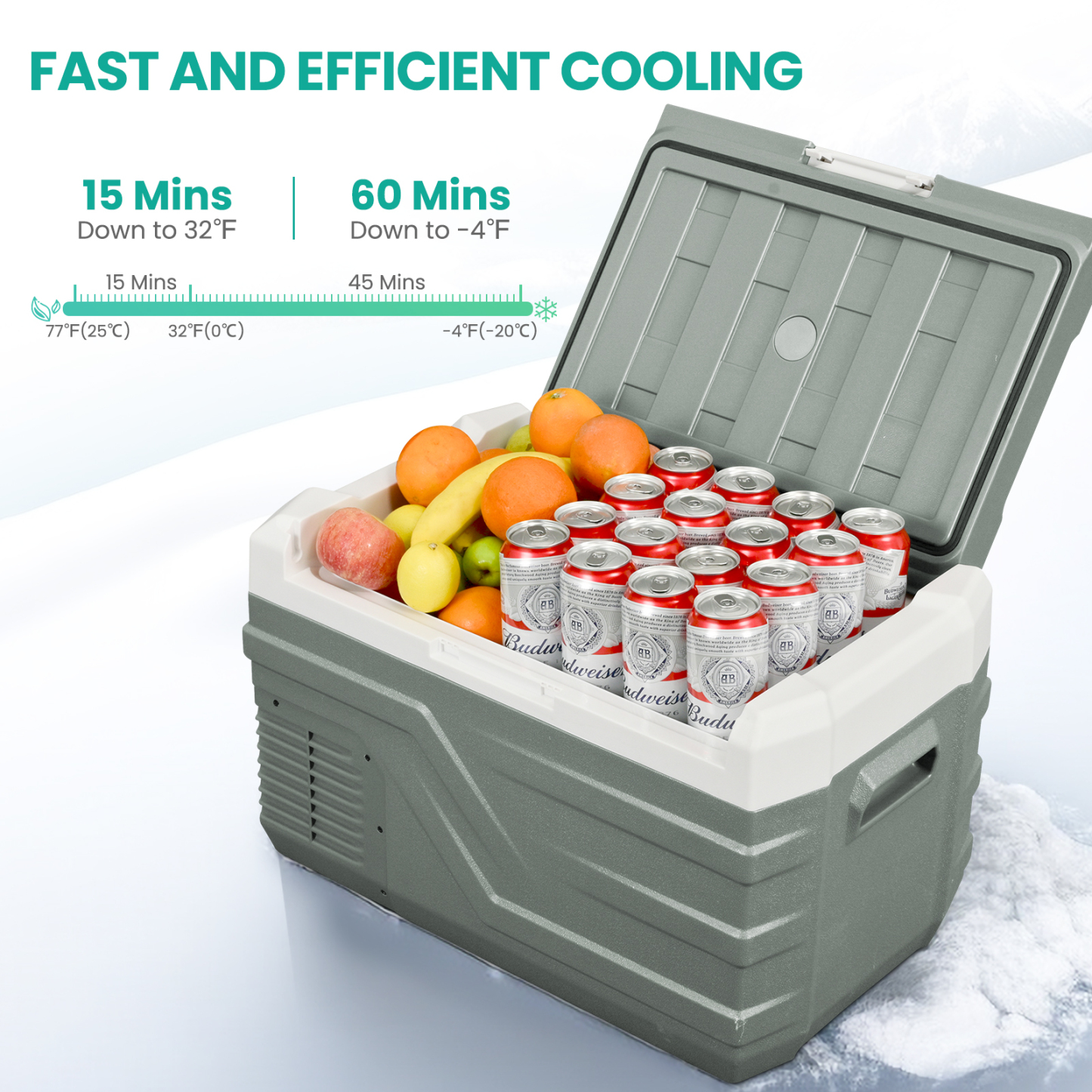 ALPICOOL NL30 28QT Single Zone Portable Fridge Car Freezer -Alpicool Official