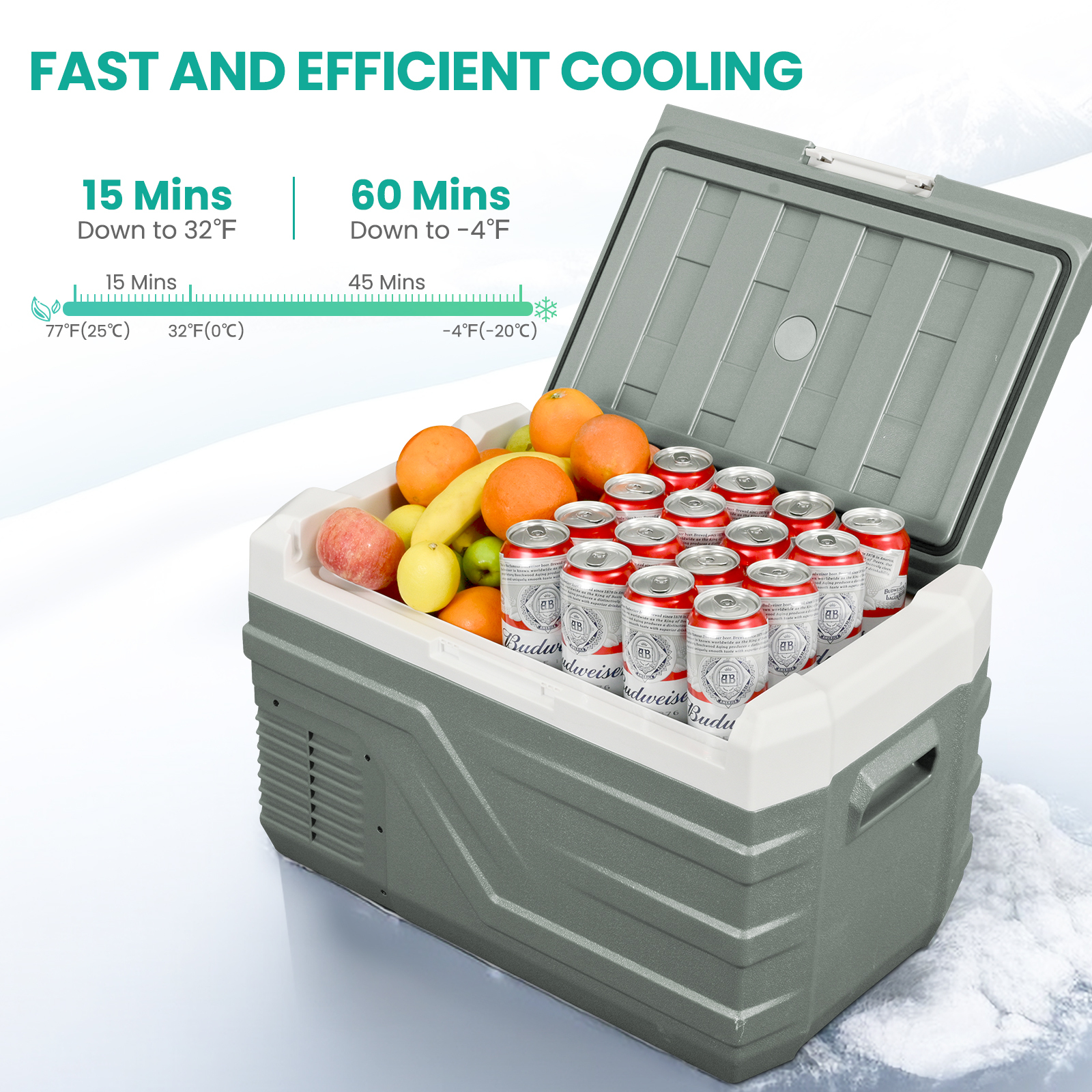 ALPICOOL NL30 28QT Single Zone Portable Fridge Car Freezer -Alpicool Official
