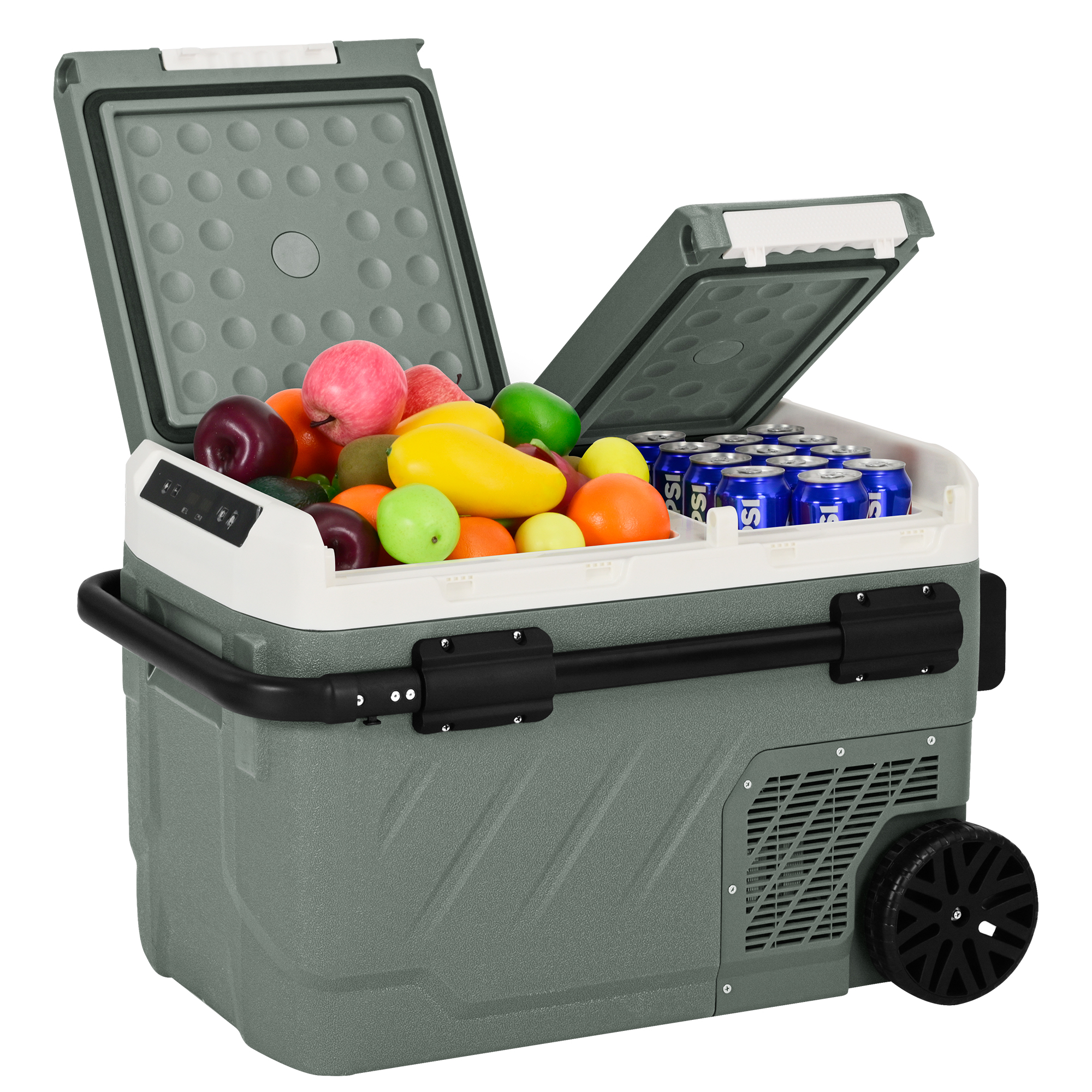 ALPICOOL ZAW40 42QT Dual Zone Portable Fridge Car Freezer 