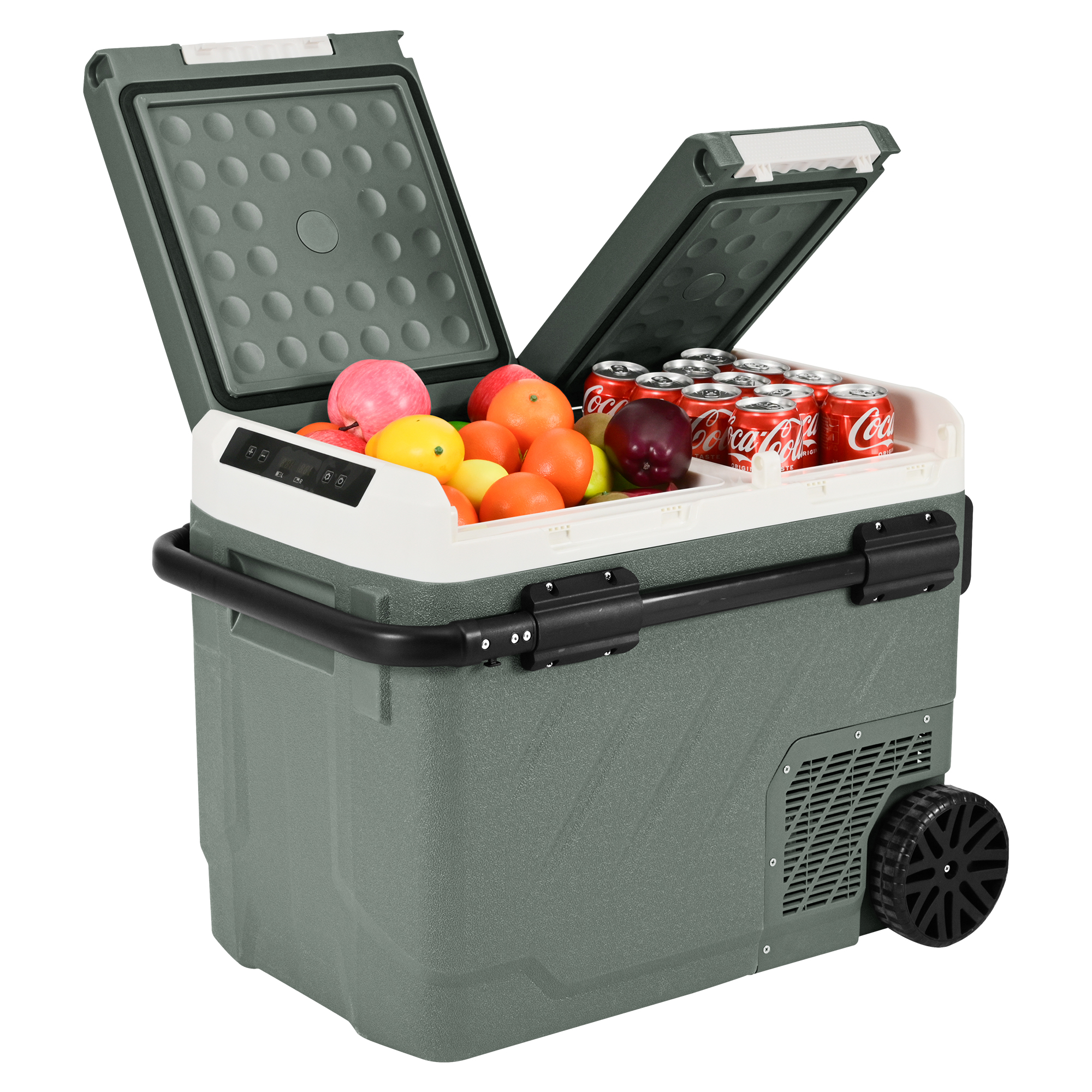 ALPICOOL ZAW50 52QT Dual Zone Portable Fridge Car Freezer 