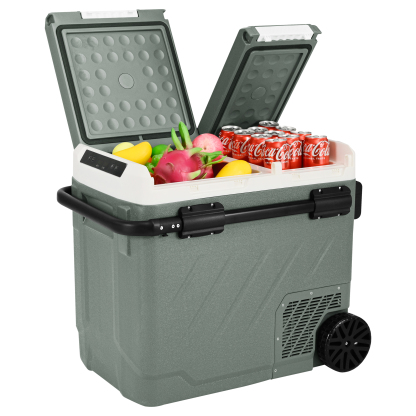 ALPICOOL ZAW60 61QT  Dual Zone Portable Fridge Car Freezer 