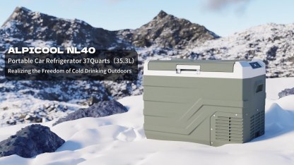 ALPICOOL NL40 Dual Zone 37QT 12V/24V Portable Refrigerator