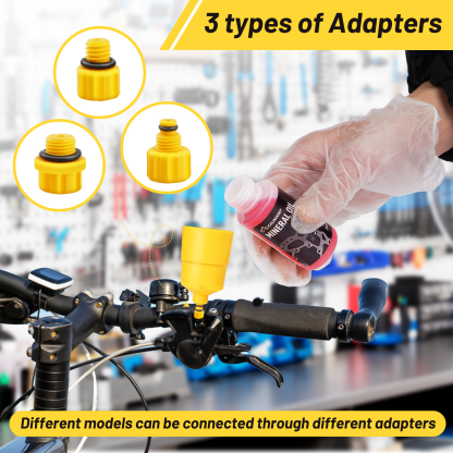 CHUMXINY Brake Bleed Kit for SHIMANO, TEKTRO Hydraulic Disc Brakes, Including High Performance Mineral Brake Fluid (120ml).
