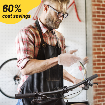 CHUMXINY Brake Bleed Kit for SHIMANO, TEKTRO Hydraulic Disc Brakes, Including High Performance Mineral Brake Fluid (120ml).