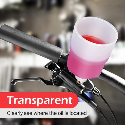  Brake Bleed Kit for Shimano Hydraulic Brakes, Mountain Bike Brake Bleeder kit Including 300ML Mineral Brake Fluid, Clear Funnel and Instruction Manual.