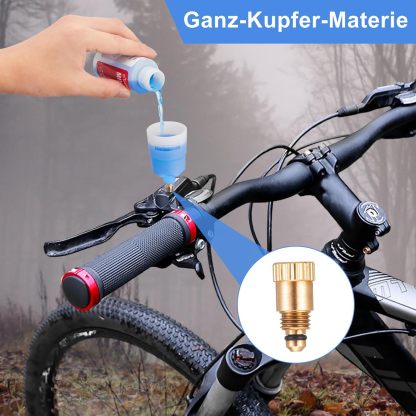 CHUMXINY bleeding kit for MAGURA disc brakes, bleeding kit Contains high-performance mineral brake fluid (120ml).