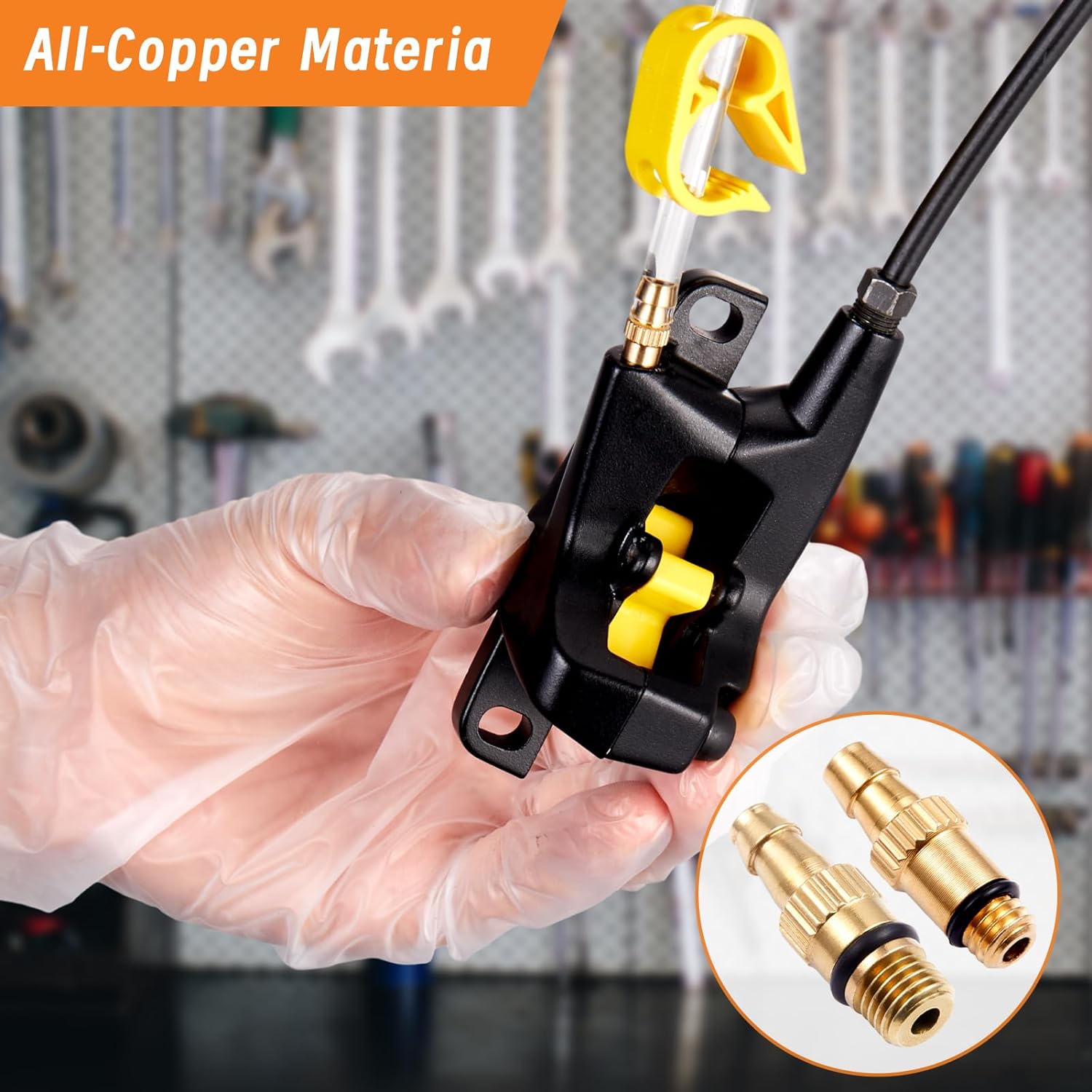 Brake Bleed Kit for SRAM, Avid Range of Hydraulic Disc Brakes, Including High Performance DOT 5.1 Brake Fluid(120ml)