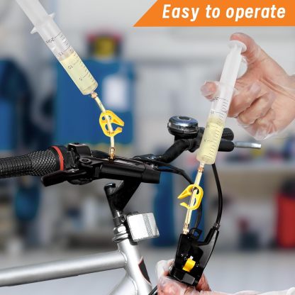 Brake Bleed Kit for SRAM, Avid Range of Hydraulic Disc Brakes, Including High Performance DOT 5.1 Brake Fluid(120ml)