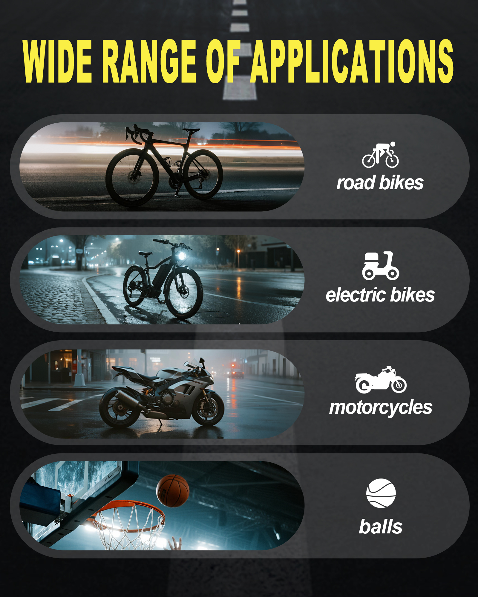 cyctravel Mini Bike Pump, 130PSI Bike Pump With Gauge Includes Overheat Protection, Electric Bike Air Pump with Presta and Schrader Valve for All Types of Bicycle, Electric Bike Tires and sports balls