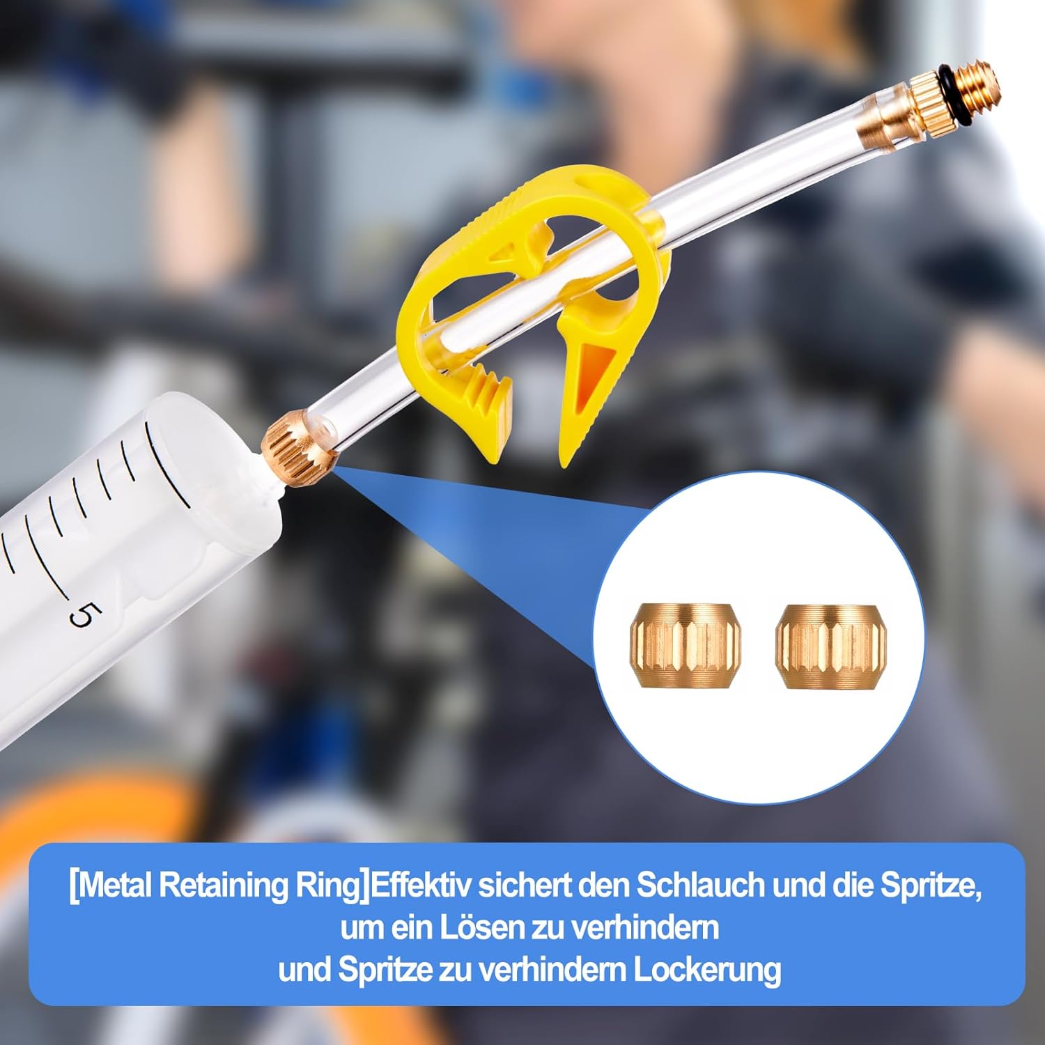 CHUMXINY bleeding kit for MAGURA disc brakes, bleeding kit Contains high-performance mineral brake fluid (120ml).