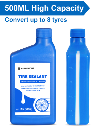 Beanewone Tubeless Tire Sealant, 500 ml Bike tire sealant Long-Lasting for MTB, Road, CX & Gravel Bicycle Tires