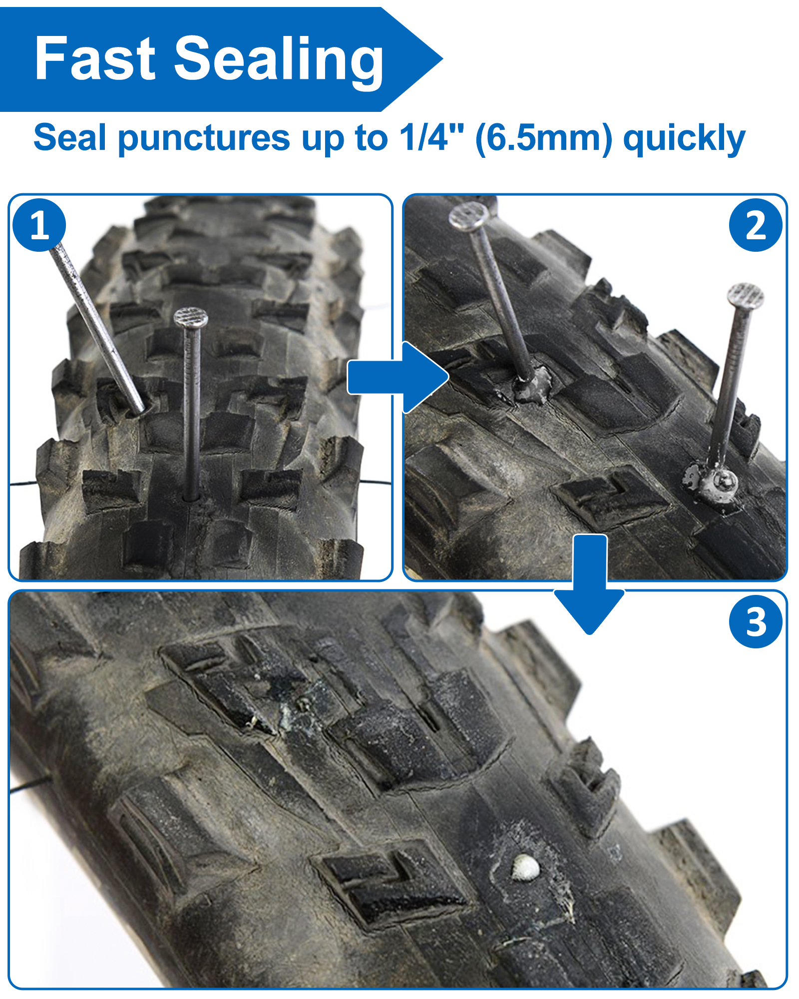 Beanewone Tubeless Tire Sealant, 500 ml Bike tire sealant Long-Lasting for MTB, Road, CX & Gravel Bicycle Tires