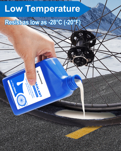 Beanewone Tubeless Tire Sealant, 500 ml Bike tire sealant Long-Lasting for MTB, Road, CX & Gravel Bicycle Tires