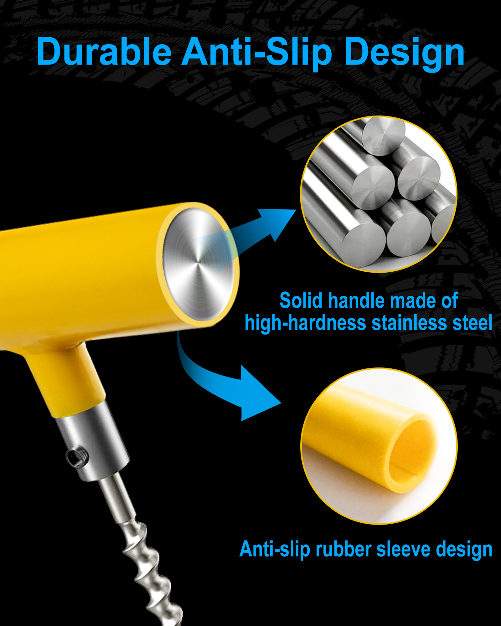 Beanewone Tire Repair Kit with Plugs , Tire Plug Kit Heavy Duty Professional for Car, ATV, Motorcycle, Truck, Flat Tire Emergency Repair (Boxed Type - 19 PCs)