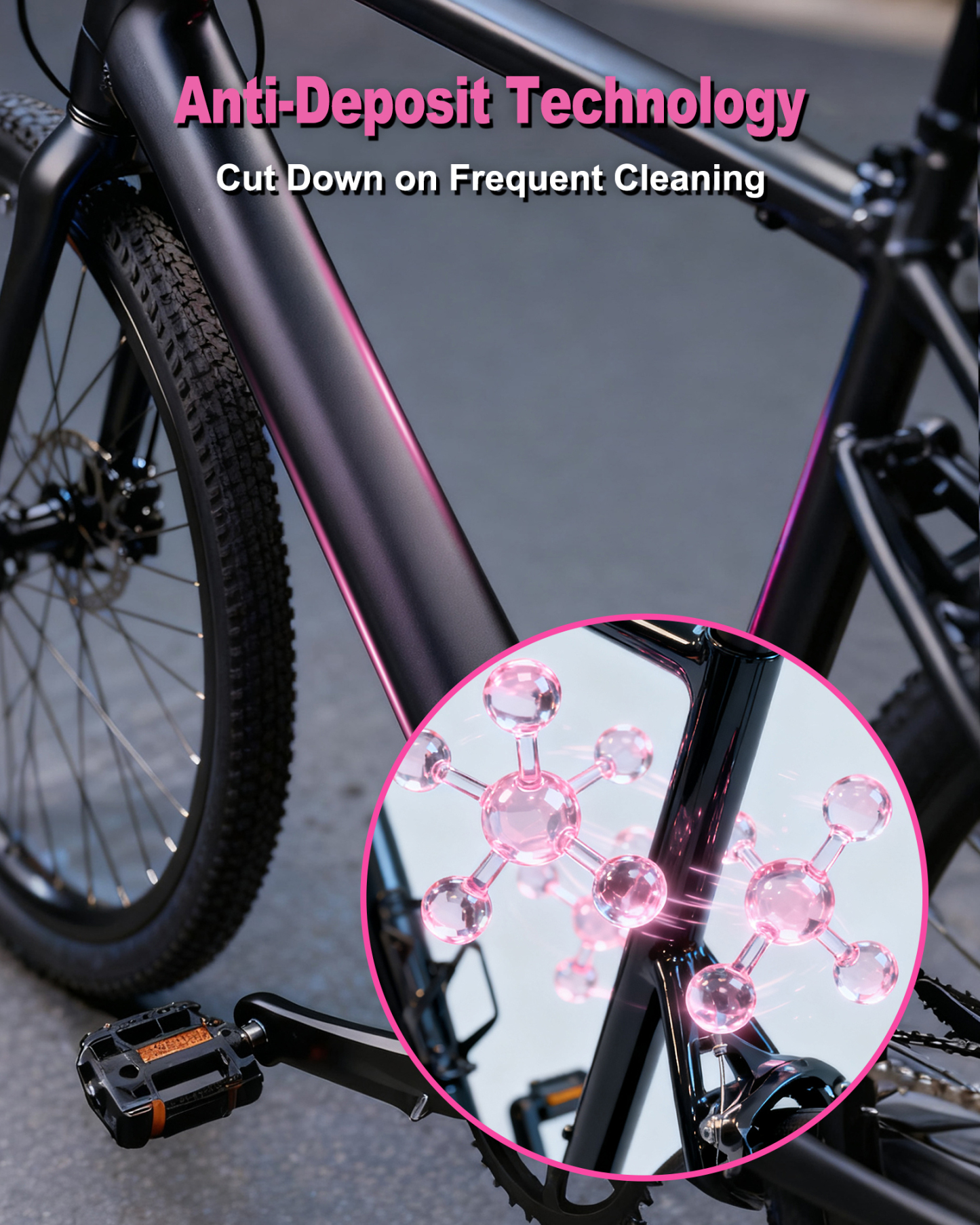 Beanewone Bike Cleaner, Bike Wash - Neutral & Mild Formula with Anti-Deposit Technology, Safe for All Bicycle Surfaces & Paint Finishes (500mL)