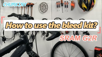 Brake Bleed Kit for SRAM, Avid Range of Hydraulic Disc Brakes, Including High Performance DOT 5.1 Brake Fluid(120ml)