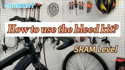 Brake Bleed Kit for SRAM, Avid Range of Hydraulic Disc Brakes, Including High Performance DOT 5.1 Brake Fluid(120ml)