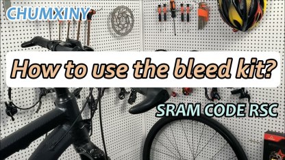 Brake Bleed Kit for SRAM, Avid Range of Hydraulic Disc Brakes, Including High Performance DOT 5.1 Brake Fluid(120ml)