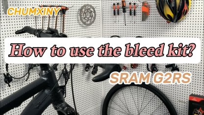 Brake Bleed Kit for SRAM, Avid Range of Hydraulic Disc Brakes, Including High Performance DOT 5.1 Brake Fluid(120ml)