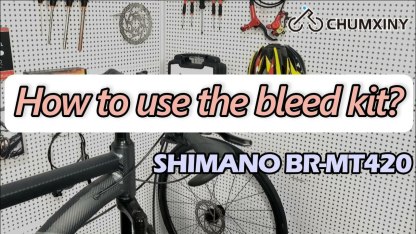  Brake Bleed Kit for Shimano Hydraulic Brakes, Mountain Bike Brake Bleeder kit Including 300ML Mineral Brake Fluid, Clear Funnel and Instruction Manual.