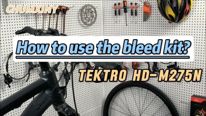 CHUMXINY Brake Bleed Kit for SHIMANO, TEKTRO Hydraulic Disc Brakes, Including High Performance Mineral Brake Fluid (120ml).