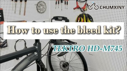 CHUMXINY Brake Bleed Kit for SHIMANO, TEKTRO Hydraulic Disc Brakes, Including High Performance Mineral Brake Fluid (120ml).