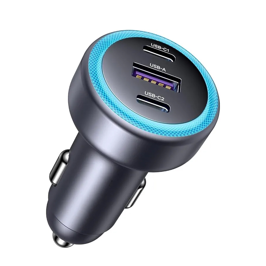 3-portowa zapalniczka samochodowa USB C PD30W ładowarka samochodowa 12V ładowarka samochodowa USB C akcesoria samochodowe kompatybilne