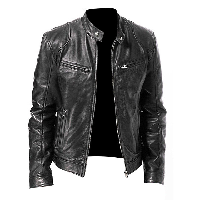 Wie kann ein Mann ohne seine eigene Lederjacke auskommen? 🍂🍁 Perfekt für Herbst und Winter, 100% Blickfang! 👀🧥