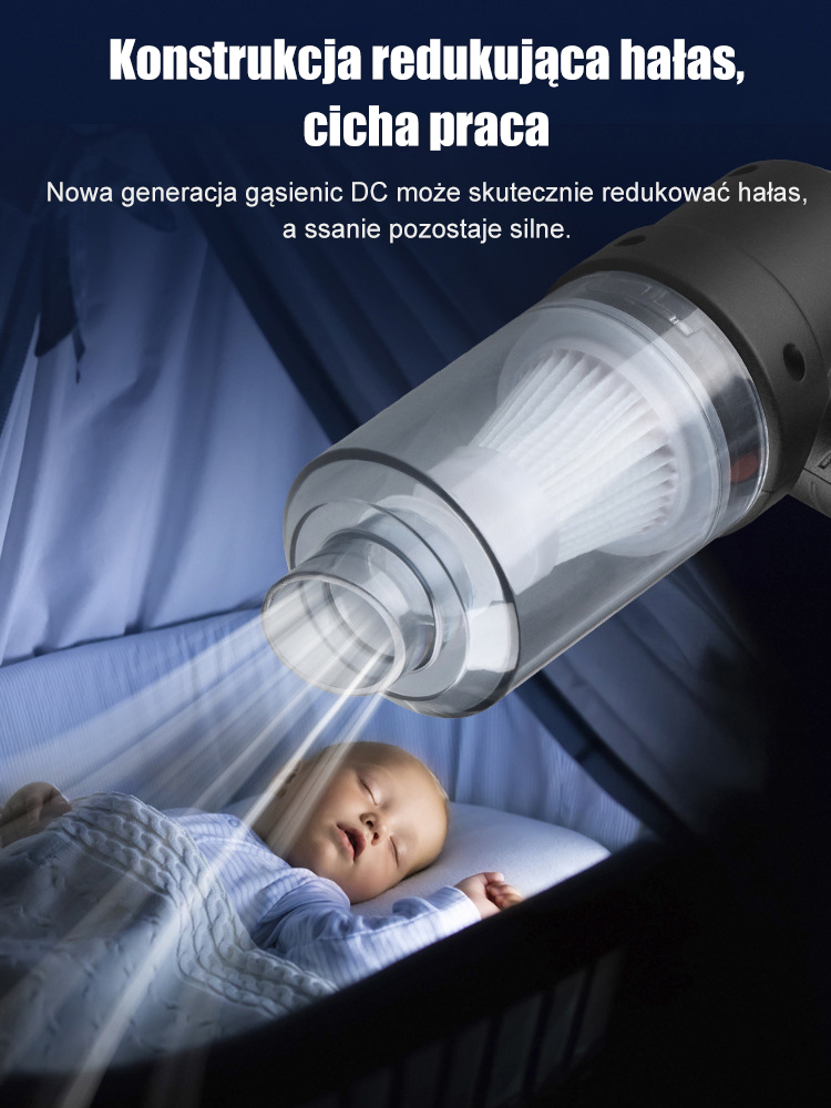 Bezprzewodowy odkurzacz samochodowy
