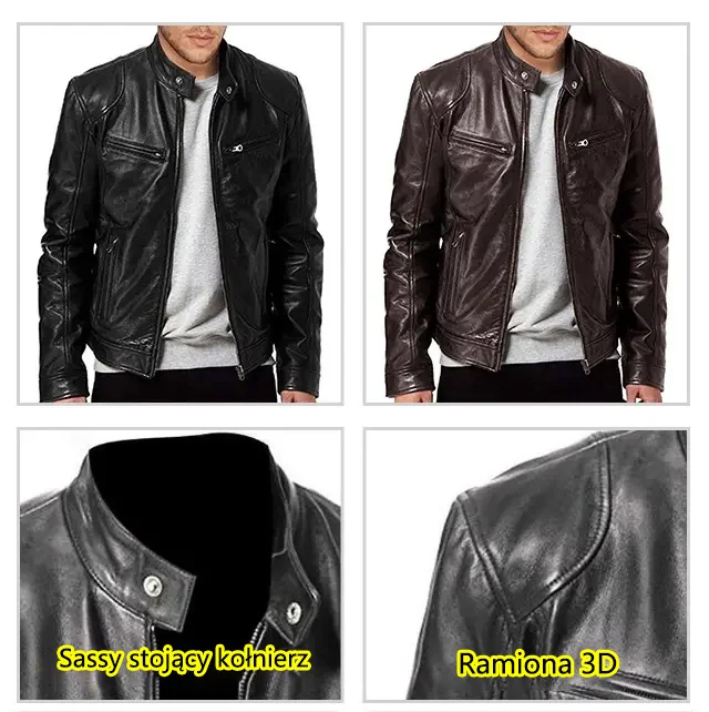 Wie kann ein Mann ohne seine eigene Lederjacke auskommen? 🍂🍁 Perfekt für Herbst und Winter, 100% Blickfang! 👀🧥