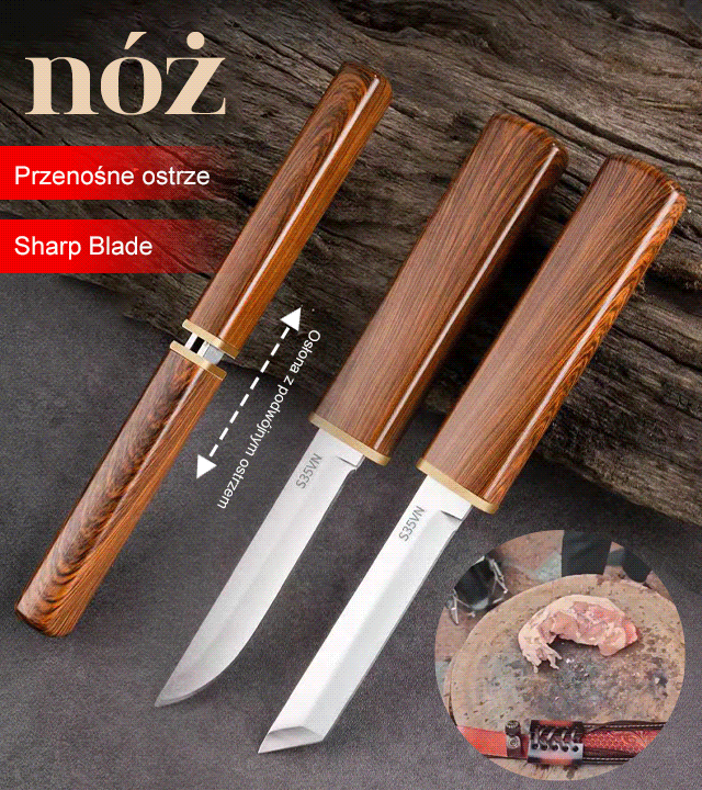 kuchenne noże z podwójnym ostrzem smoka i feniksa