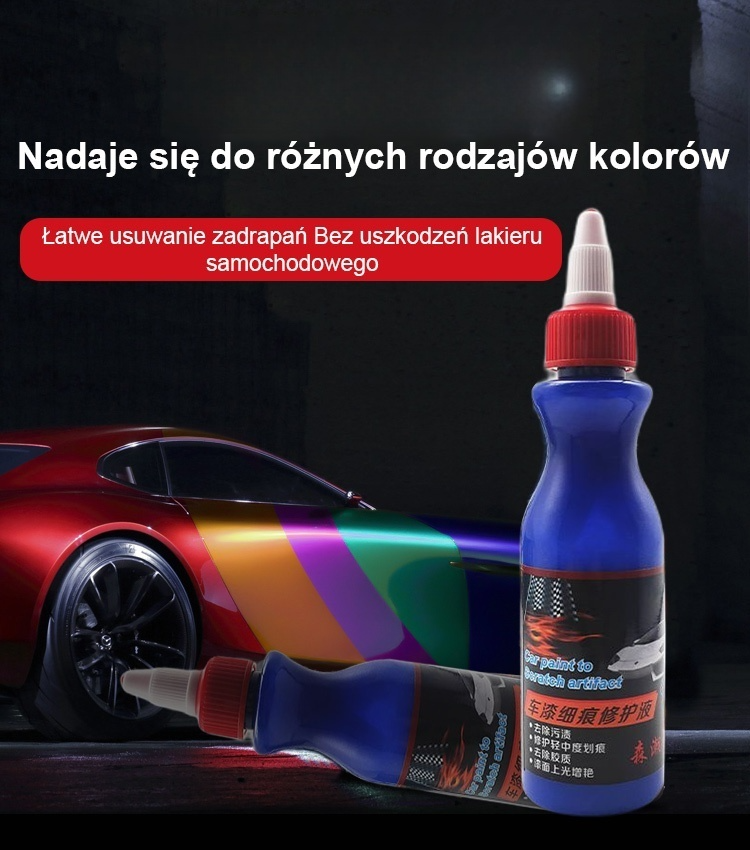 Cudowny środek do naprawy powierzchni samochodu, pielęgnacja powierzchni samochodu, szybka naprawa,